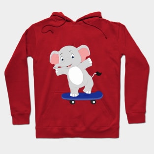 elephant skater Hoodie